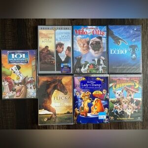 Lot Of 7 Brand New Sealed Disney / Romance Family DVDs Lady and the Tramp
